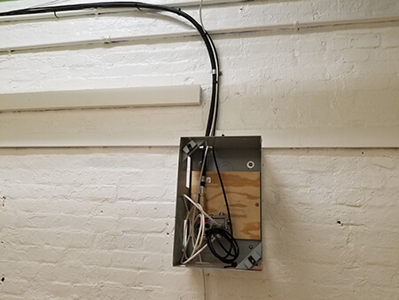 Networking cabling installation