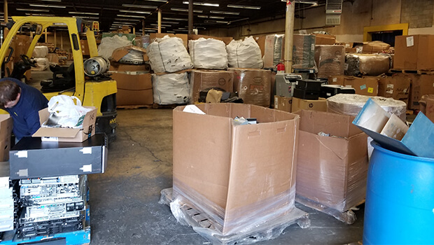 Electronic equipment recycling
