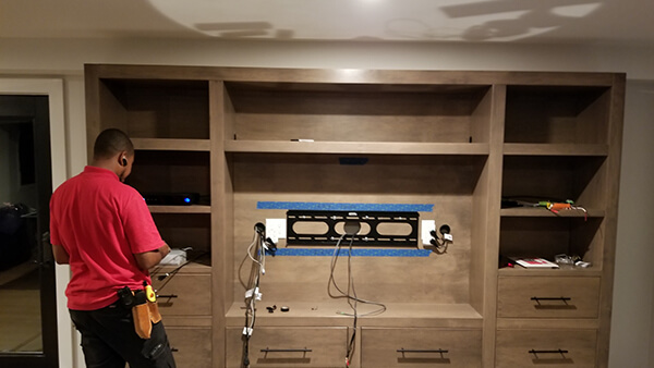surround sound installation